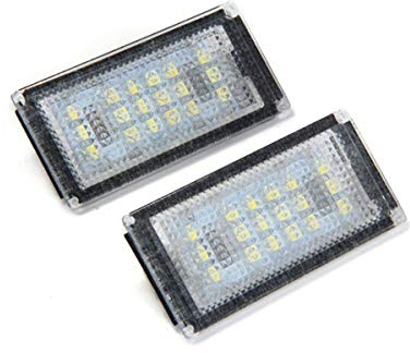 GOFORJUMP 6000K weiße LED-Kennzeichenbeleuchtung für B/MW E46 325 330 2D 2Door Coupe 04-06