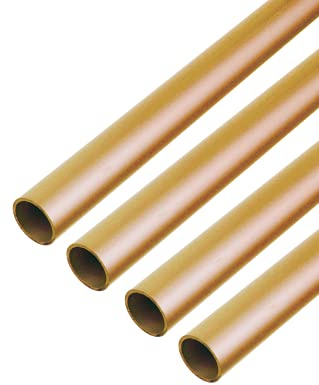 Alberts 497620 Rundrohr | Messing | 1000 x 4 x 0,5 mm | 4er Set