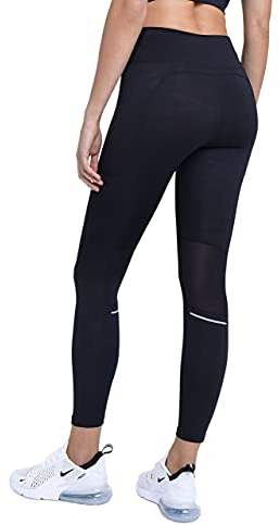 TCA SuperThermo Performance Leggings für Damen, High Waist, Blickdicht Sportleggings mit Handytasche, Laufhose für Yoga & Fitness - Schwarz (Tarnung), L