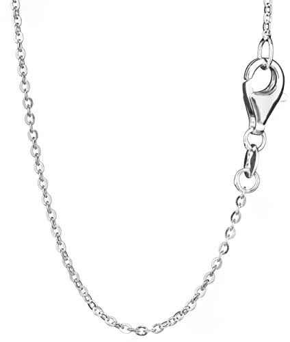 NKlaus 70cm Ankerkette 925 Silber elegante Halskette filigrante Breite 0,8mm Collier 2,18g schwer 5288