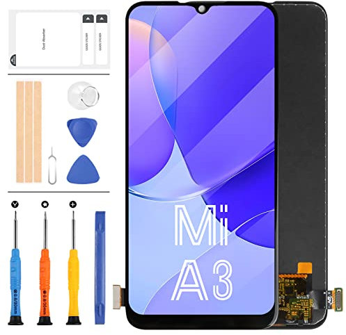 Para Xiaomi Mi A3/Mi CC9E Pantalla LCD Reemplazo TFT Para XIAOMI MI A3 Display MI CC9 Pantalla LCD Pantalla Táctil Digitalizador Kits M1906F9SH M1906F9SI Piezas de reparación de montaje (No para MI