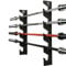 HQ Germany® Langhantelständer Gunrack | Wandhalter | belastbar bis 200kg | für 30mm & 50mm Hantelstangen
