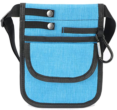 uxcellmo Krankenschwester-Organizer, Gürteltasche, Tasche mit Klebebandhalter für Pflegebedarf (Himmelblau)