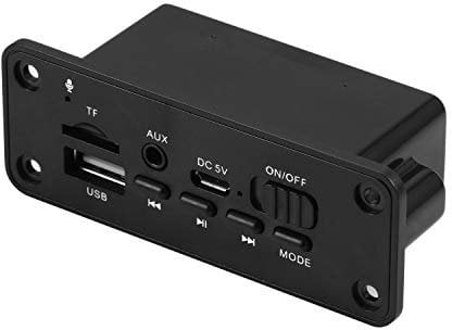 Zpoicaegn Bluetooth 5.0 MP3 Decoder Board Modul 2 X 3 W Lautsprecher Auto FM Radio Modul 5 V UnterstüTzung Aufnahme Anruf Freisprech Funktion