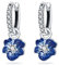 QIKAOLA Silber Ohrringe für Frauen S925 Sterling Silber Creolen Ohrringe Huggie Ohrringe
