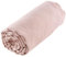 Linnea Drap Housse uni 160x200 cm Mila 100% Polyester Micro lavée Rose poudré