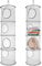 YWKJDDM 2PCS Hanging Mesh Storage Bags, 4 Tier Collapsible Soft Toy Storage, Teddy Hanging Toy Storage, Hanging Mesh Basket, Organizer Hanging Storage Net