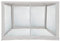 Rebecca Mobili Telo Zanzariera per Gazebo 3x3, Rete Anti Insetti, Poliestere, Bianco, con Lacci, Smontabile, Lavabile - Misure HxL: 240 x 1200 cm - Art. RE7013