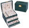 Schmuckkästchen Schmuckschatulle mit mehreren Schubladen und herausnehmbaren Trennwänden, tragbare Aufbewahrungsbox mit Schloss, Schmuckschatulle, Ohrringe, Halskette, Schmuck-Organizer Schmuck-Organi