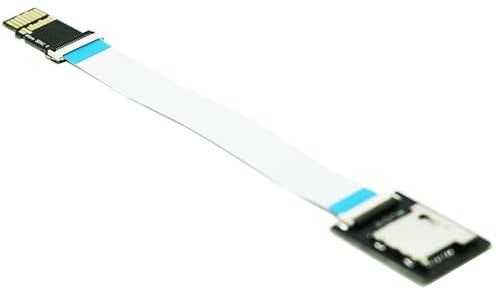 Sintech Micro SD SDXC UHS-II Male to Female Extension Card with 9CM Flex Cable,Support SD/SDHC/SDXC UHS-I UHS-II V60 V90