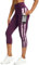 Tuspryt Leggings Damen 3/4 Jogginghose Mit Taschen, Sporthose Blickdicht Fitnesshose M