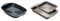 Circulon Ultimum Roasting Tin with Rack - Roasting Trays for Oven Non Stick & Momentum Deep Baking Trays Set of 2 - Non Stick Roasting Tins, Dishwasher Safe Bakeware