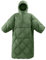 ATEPA Winter Poncho,Decke,Warm Umhang,Schlafsack,Reisedecke Tragbare kapuzendecke,Faule Steppdecke,Warme Jacke für Damen und Herren (Grün)