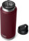 YETI Rambler Bouteille isotherme en acier inoxydable avec bouchon Chug – 1,4 l – Rouge vigne sauvage