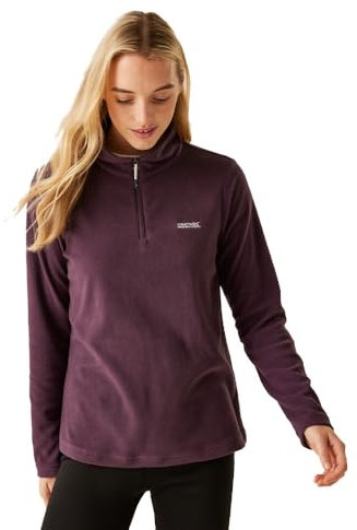 Regatta Womens Sweethart Soft Half Zip Walking Fleece Jacket, Hardwearing Midlayer with Anti Pill Fabric - Perfect for Outdoors, Walking Camping & Hiking cream