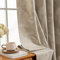 WONGS BEDDING Samtvorhang Beige Vorhang Blickdicht Samt Gardinen mit Ösen, Thermovorhang Vorhänge Verdunkelung 2 Stück 140 x 245 cm (BxH) für Wohnzimmer Schlafzimmer Deko