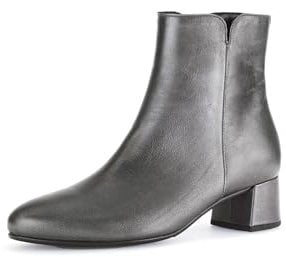Gabor Damen Klassische Stiefeletten, Frauen Stiefeletten,uebergangsschuhe,uebergangsstiefel,reißverschluss,Boots,antiksilber,41 EU / 7.5 UK