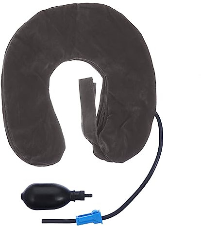 Gogogmee 1Stk U-förmiges Kissen nackenstützkissen aufblasbares kopfkissen nackenkopfkissen aufblasbares Reisekissen Reise schlafkissen Kragenkissen Kissen für Nackenschmerzen PVC