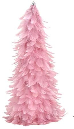 Feder Tannenbaum Weihnachten Rosa Pink 40 cm