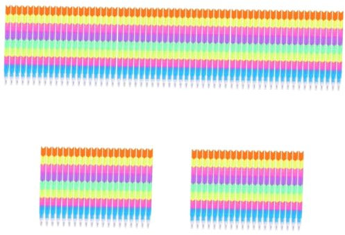 STOBOK 100stücke Stapelbare Buntstifte Für Mädchen Kreative Lernstifte Für Schüler Bruchsichere Minen Ergonomisches Design Für Kunst Und Schule