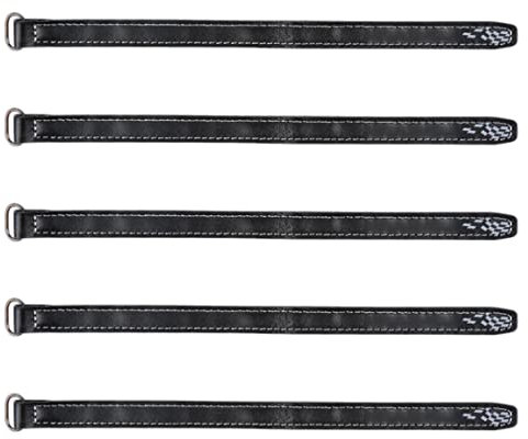 Cndiyald Drone Battery Gurt RC UAV Lithium -Batteriekabelkabel kompatibel mit FPV 5PCS 15x250mm Schwarz