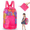 Borsa Porta Giochi Spiaggia Grande e Pieghevole, Borsa a Rete da Spiaggia Riutilizzabile per Bambini per Sabbia, Nuoto, Piscina e Viaggi, Ideale per Il Deposito dei Giocattoli (rosa)