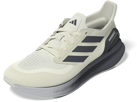 adidas Herren Pureboost 5, Off White/Aurora Onix/Iron met., 43 1/3 EU