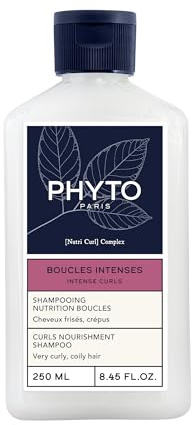 Phyto Paris – Intenses Locken – Shampoo Nutrition Locken 250 ml – krauses Haar 3B bis 4C – nährt – reinigt sanft – definiert Locken neu – entfernt Stylingrückstände