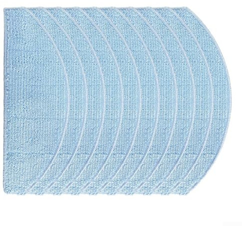 Laresar Mars 01 Lot de 10 chiffons de rechange en microfibre pour aspirateur robot Mars01 Gris