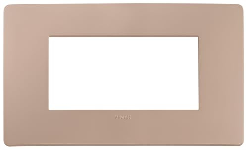 Vimar 14654U.18 Plana Up placca 4 mod centrali 14.7x8.6x0.98cm, terracotta