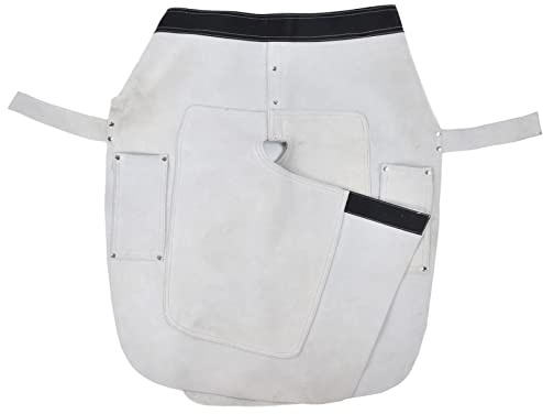 Kuuleyn Esperto di grembiuli da maniscalco, Grembiule da maniscalco in pelle per Chaps da maniscalco, Strumento professionale per ferrare in pelle di mucca ad alta resistenza per