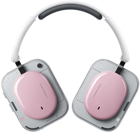 Nothing Headphone (a) Cuffie Wireless Over Ear con Cancellazione Attiva del Rumore, fino a 135h Autonomia, Hi-Res, Spatial Audio, Controlli Tattili – Rosa