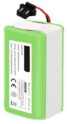 Batería De Repuesto 14,4V 2600mAh, Compatible Con Cecotec, CONGA 950 990 999 1190 1091 1099 1790 1990 2290 5290 Batería De Aspiradora(2200mAh)