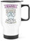 Beware Crazy Yeti Lady Travel Mug Cup with Handle