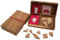 ROMBOL Varianten des Tangram Spieles für 2 Personen, Holz, Legespiel, Holzspiel, Denkspiel, Knobelspiel, Geduldspiel aus Holz, Modell:Herz