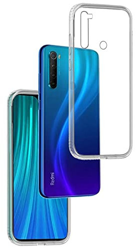 - Funda Carcasa Gel Transparente para XIAOMI REDMI Note 8 - REDMI Note 8 2021, Ultra Fina 0,33mm, Silicona TPU de Alta Resistencia y Flexibilidad