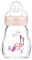 MAM Feel Good Babyflasche aus Glas (170 ml), Milchflasche mit weiter Öffnung, stabile Baby Trinkflasche mit Sauger Gr. 1, ab der Geburt, Eichhörnchen/Vogel