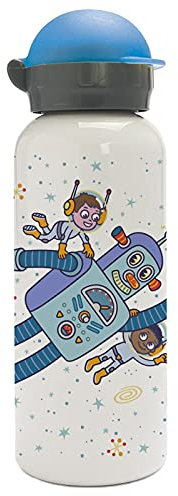 LAKEN Botella aluminio 0.45 L. Space Robot