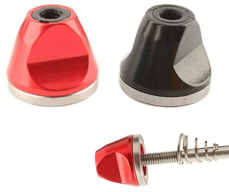 2 Pcs Bicycle Quick Release Lever Nut Bike Wheel Hub Axle Nut Bike Nut Non-Slip Cycling Components for Mountain Bike Cycling