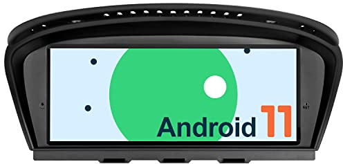 Autoradio PEMP Android 8,8 Pouces IPS écran Tactile Qualcomm Android 13 Auto Play Head Unit pour BMW E60 E90 CCC (2005-2012) (Android13 4+64 CCC)