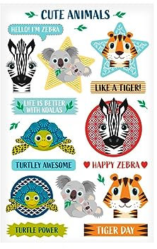 Sticker Cute Animals selbstklebend FSC