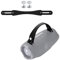 OURHZTB Lautsprechergriff, abnehmbares Zubehör, kompatibel mit JBL Xtreme 4/3/2, tragbarer Bluetooth-Audio-Silikon-Tragegurt mit Schrauben, Schwarz