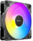 Antec Tranquil 120 ARGB, 120mm x 25mm Case Fans, ARGB PWM Fans, 2000RPM, 64.02CFM, 2.45mmH₂O, 4 Pin PWM & 3 Pin LED Connector, 120mm Fan, Tranquil ARGB Series Single Pack