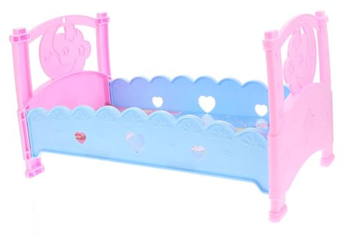 PHENOFICE Boys and Girls Doll Bed Fun Play House Toy Plastic Baby Room Accessories Girls Playing House