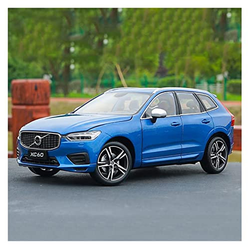 1 18 Diecast-Fahrzeug Für Volvo XC60 SUV-Simulationslegierungs-Geländewagenmodell Sammlermetallornamente Druckgussmodelle Motorfahrzeuge(Blau)