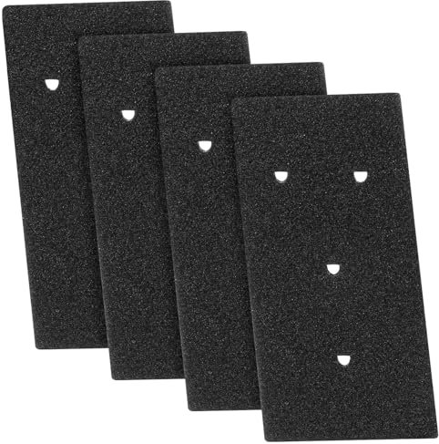 QWORK® 4 Pièces filtre à sèche-linge, 230 x 115 x 14 mm filtres en mousse, compatible avec Whirlpool HX 48101071691