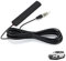 Antena Radio Coche, Antena Autoradio Interior Amplificada FM ANT-309 para Coche, SUV y Camión con Cable de 5 Metros, Montaje Adhesivo Oculto, Conector DIN Motorola, Alta Resistencia al Agua y al Polvo