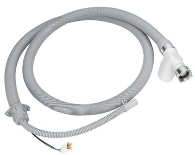 JCSPARES® - Tubo di Carico Mandata Acquastop Acqua 1,8 m - 180 cm per Lavastoviglie Compatibile con Electrolux Compatibile con Aeg Compatibile con Rex Compatibile con Zanussi