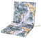 SOFTILLO Waterproof Low Back Chair Cushion With Ties - 100x45x4cm - Indoors/Outdoors Patio Seat Pad Cushion For Garden Chairs, Loungers, Recliner, Relaxer - Water-Resistant Material - Monstera
