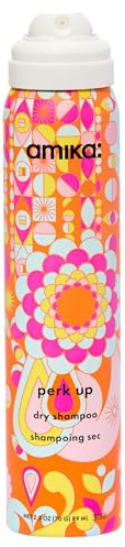 amika Perk Up Talc-Free Dry Shampoo 89ml I Volumenspendendes Trockenshampoo mit Reismehl + Sanddorn I Talgregulierend & Reinigend I Frischt den Haaransatz auf I Reisegröße